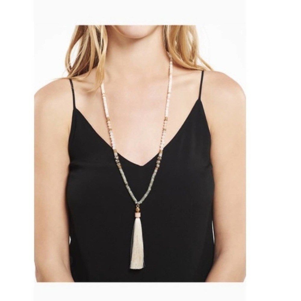 Stella & Dot Antonia Tassel Necklace